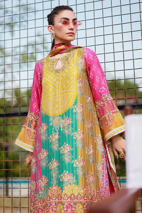 Ansab Jahangir inspired Emboridered & Hand Embellished 3 Pc Lawn