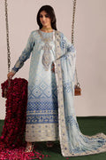 Nureh Lawn Embrodiered & Printed 3 Piece Dress