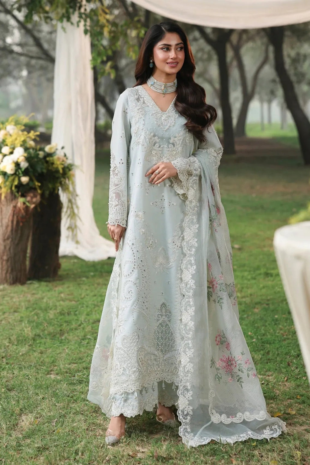 Sardinia Lawn Luxury Embroidered 3 Piece Dress B Grade