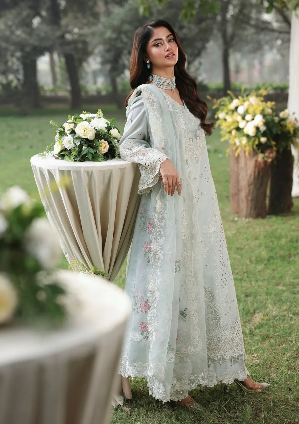 Sardinia Lawn Luxury Embroidered 3 Piece Dress B Grade