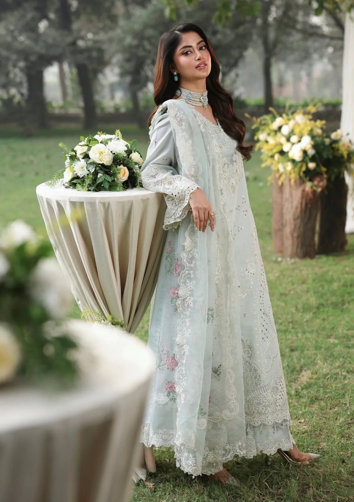 Sardinia Lawn Luxury Embroidered 3 Piece Dress B Grade