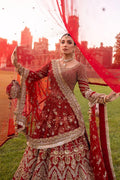 Faiza Saqlain Raw Silk Hand Embellished & Embrodiered Maxi