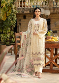 Elaf Lawn Embroidered & Printed 3 Piece Dress