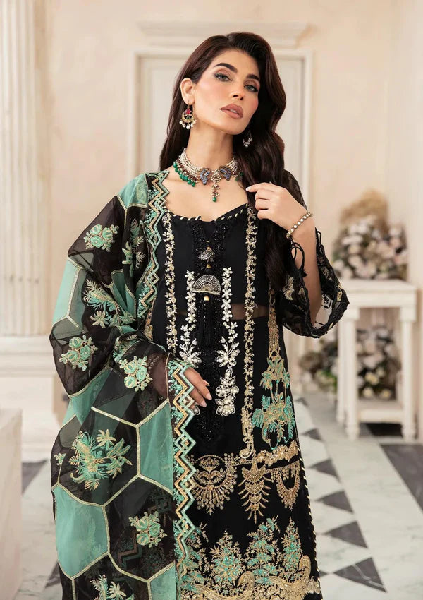 Elaf ZARTAAJ Raw Silk & Organza 3 Piece Dress