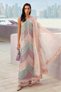Maria B Inspired Swiss Lawn Chikankari Embroidered Luxury 3Pc