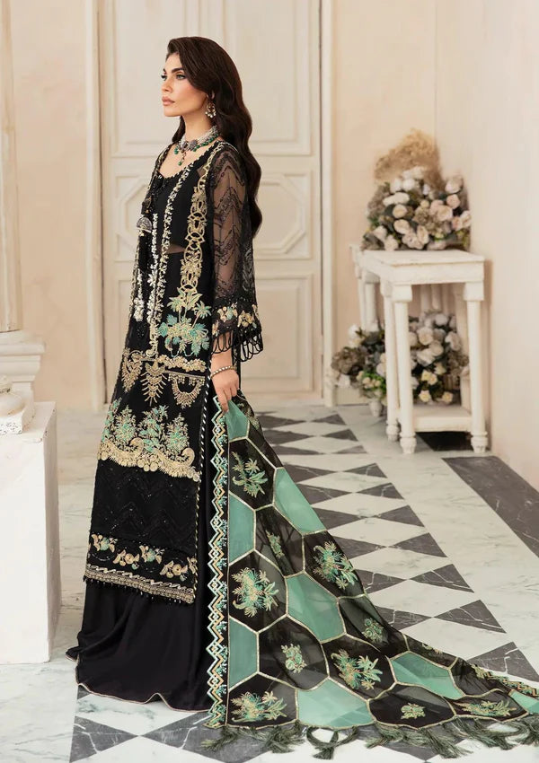 Elaf ZARTAAJ Raw Silk & Organza 3 Piece Dress