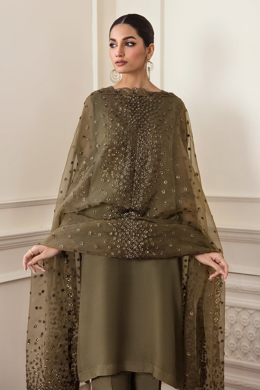 Baroque Chiffon Soft Silk Embroidered 3 Pc