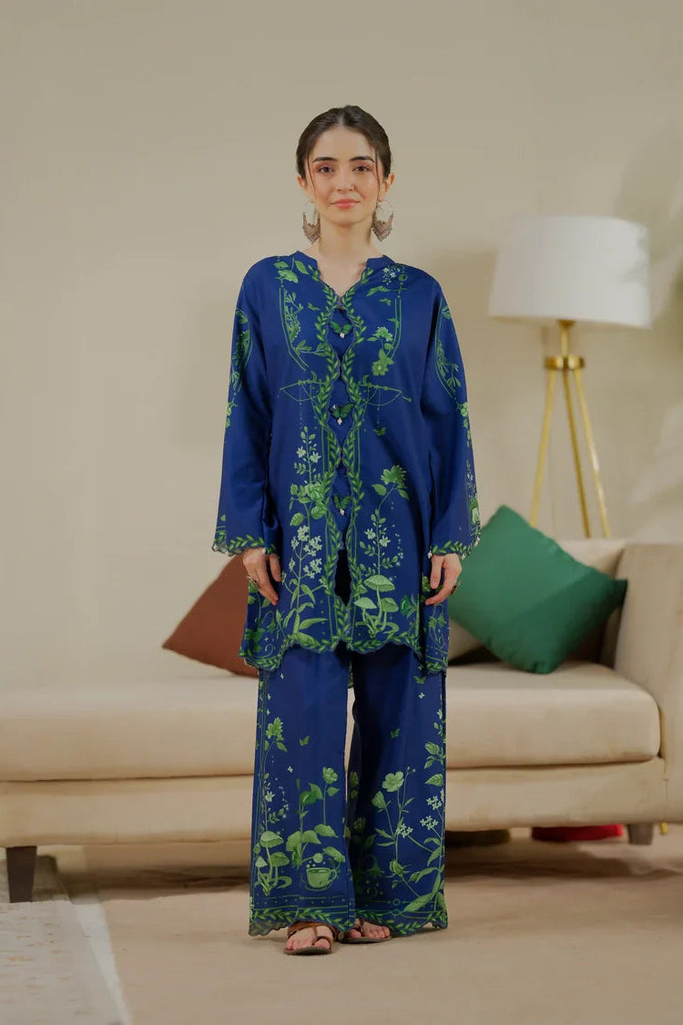 Stitched Original Factory Leftover Dhaga Digital Print Co Ord 2 Piece Lowkey