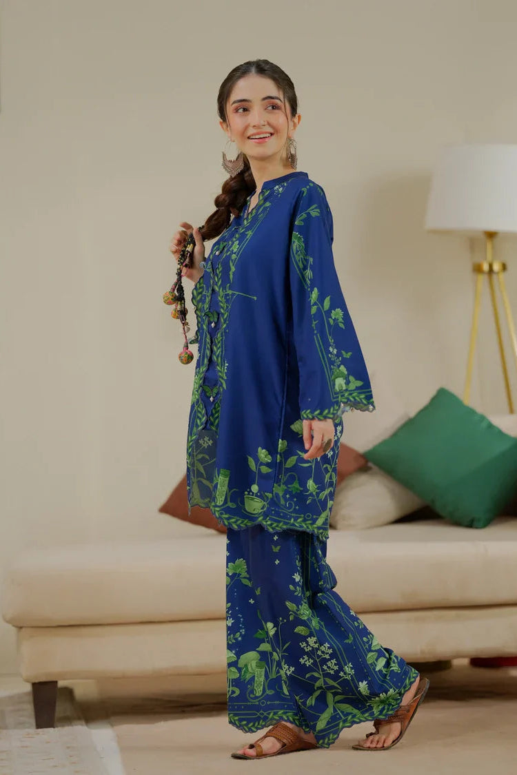 Stitched Original Factory Leftover Dhaga Digital Print Co Ord 2 Piece Lowkey