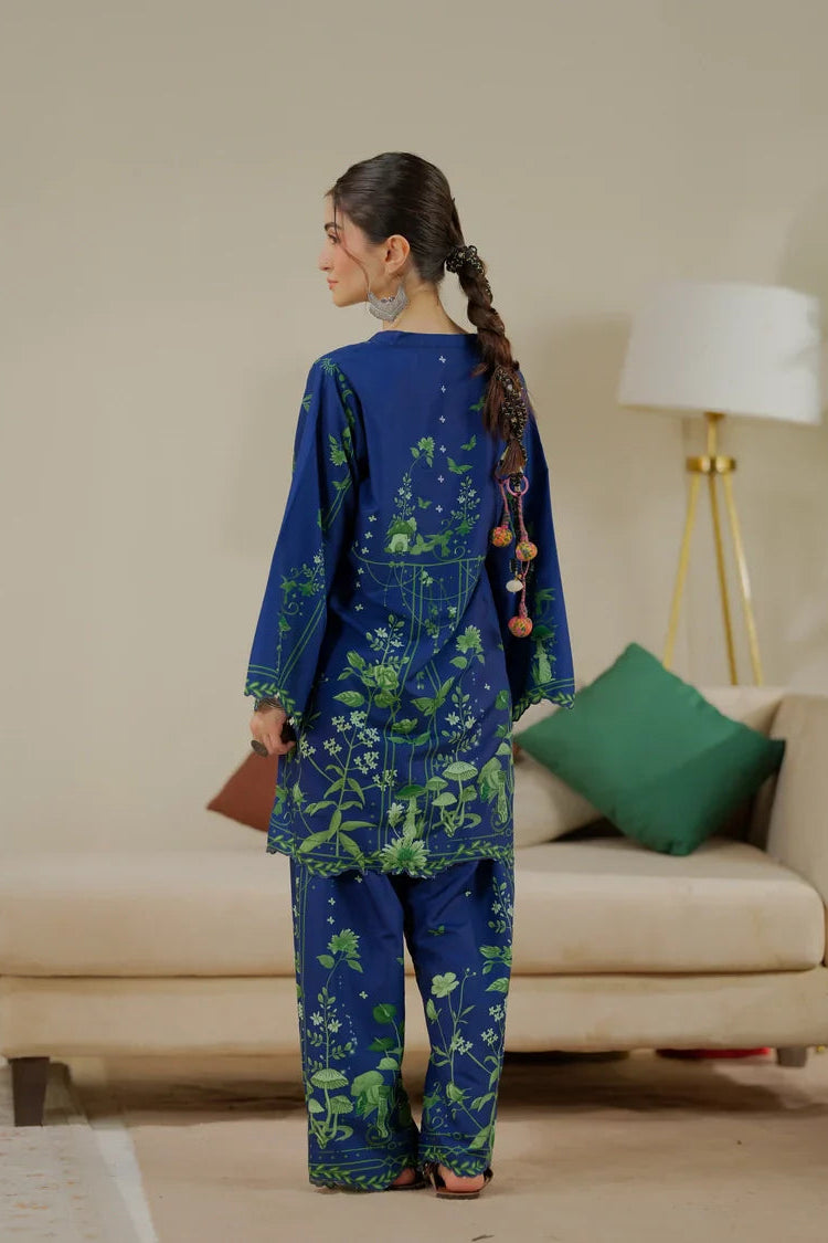 Stitched Original Factory Leftover Dhaga Digital Print Co Ord 2 Piece Lowkey
