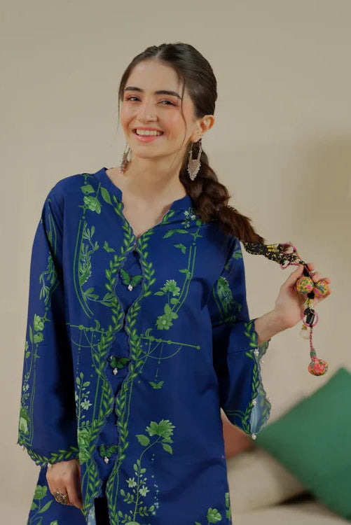Stitched Original Factory Leftover Dhaga Digital Print Co Ord 2 Piece Lowkey