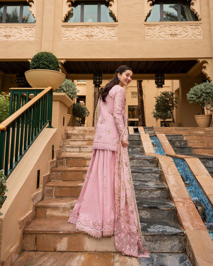 Faiza Saqlain Aya Luxury Lawn 26 Embroidered Luxury 3 Piece Dress