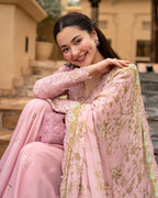 Faiza Saqlain Aya Luxury Lawn 26 Embroidered Luxury 3 Piece Dress