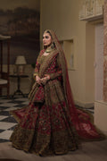 HSY Raw Silk Hand Made & Embroidered Maxi