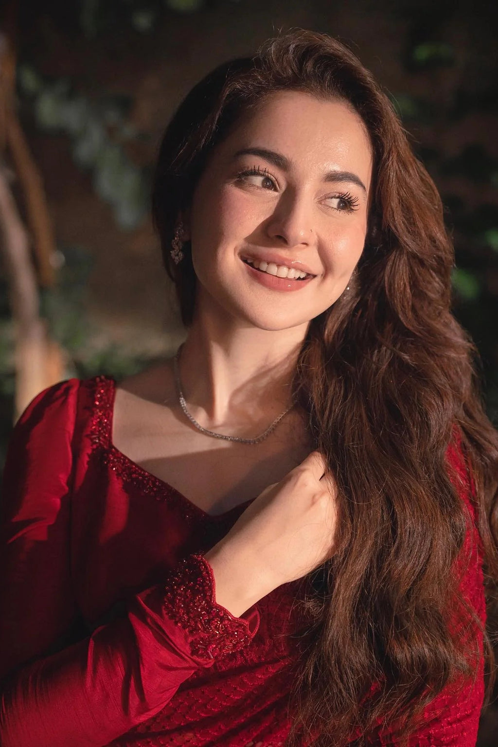 Hania Amir X Faiza Saqlain EVIA Chiffon Saree
