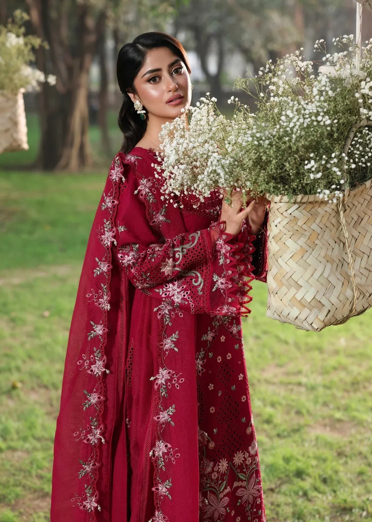 SARDINIA LAWN LUXURY EMBROIDERED 3 PIECE DRESS