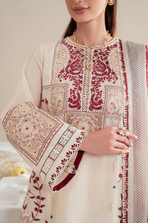 Jazmin Inspired Lawn Luxury Embroidered 3 Piece Dress