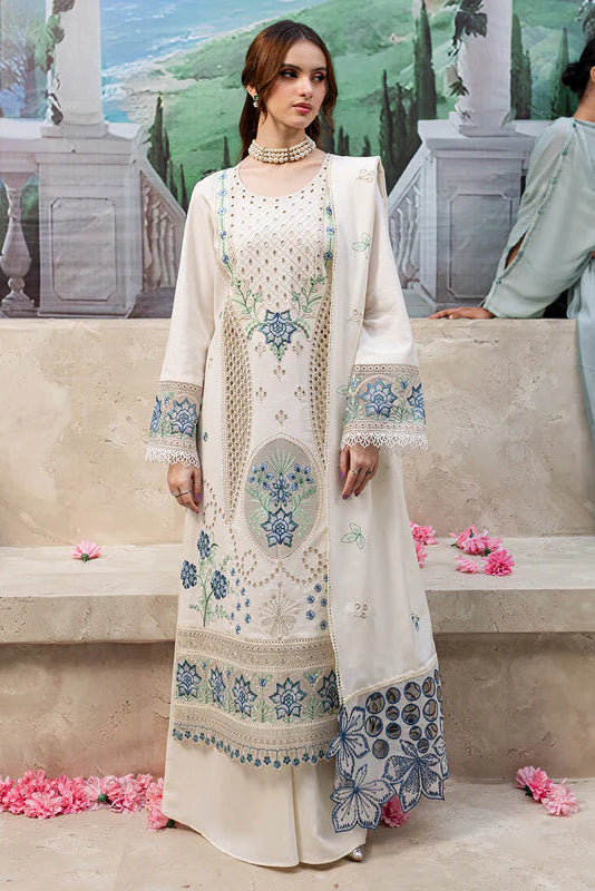 Mahnur Lawn Chikankari Luxury Embroidered 3PC Dress
