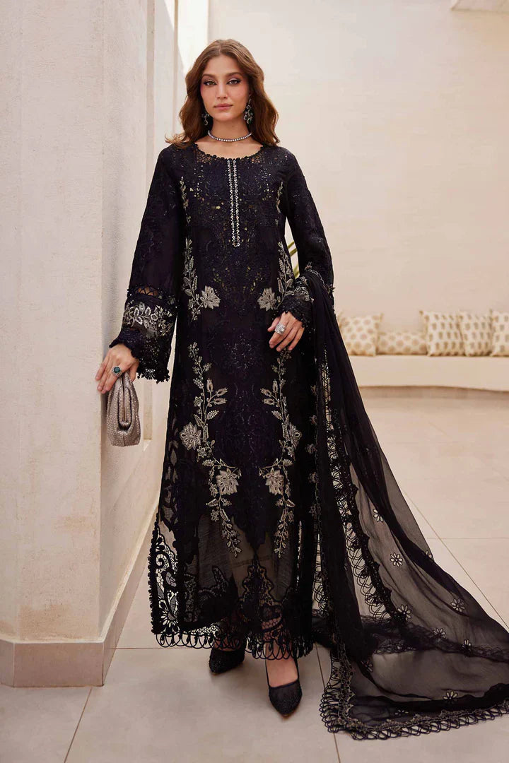 Maria B inspired Lawn Embroidered Luxury 3 Pc Dress