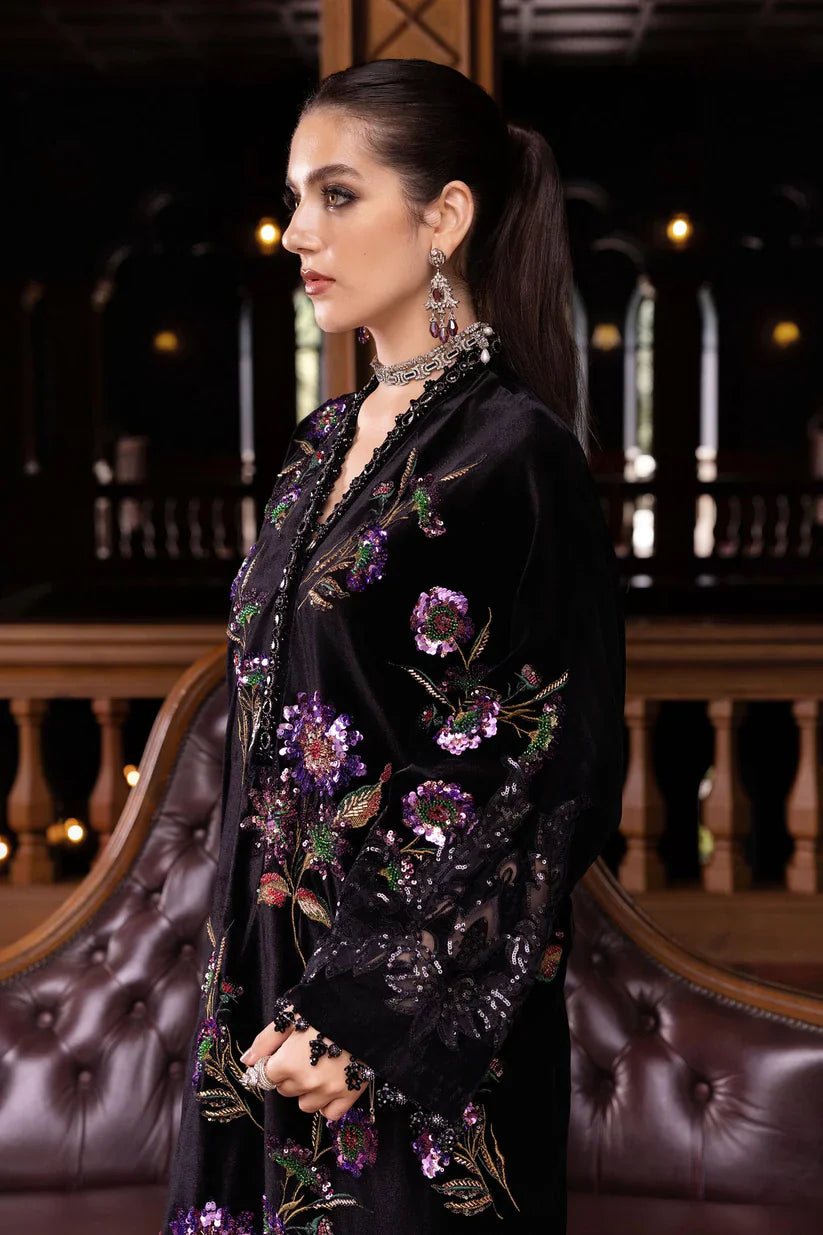 Maria B Inspired Shisha Silk Hand Embellished & Embroidered 3Pc Dress