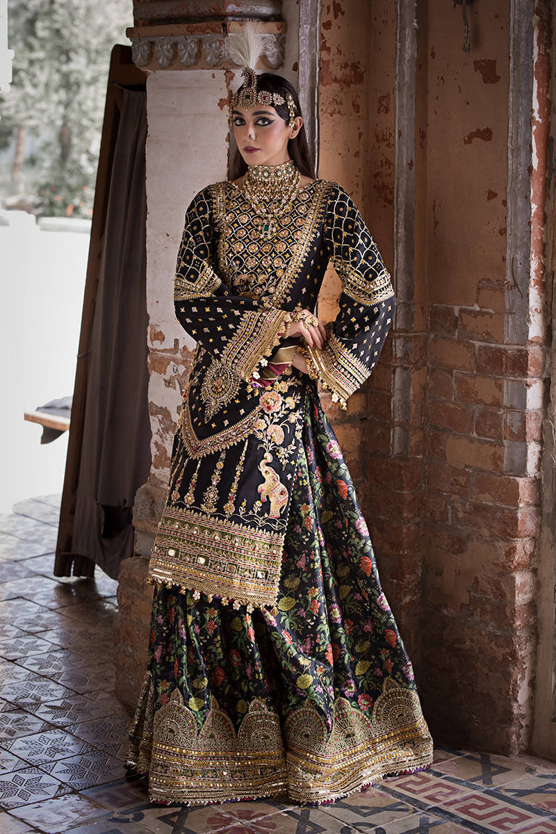 Mohsin Naveed Ranjha MNR Inspired Raw Silk Festive ZWU 3 Pc Dress