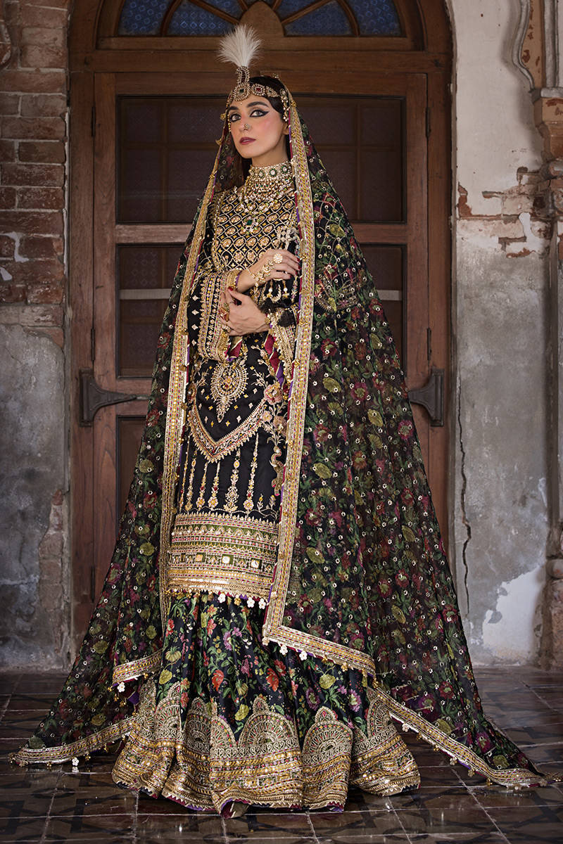 Mohsin Naveed Ranjha MNR Inspired Raw Silk Festive ZWU 3 Pc Dress