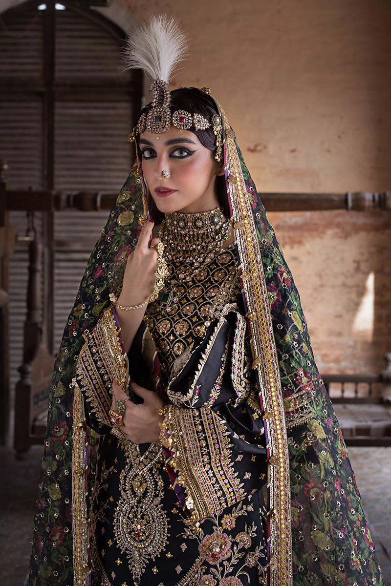 Mohsin Naveed Ranjha MNR Inspired Raw Silk Festive ZWU 3 Pc Dress