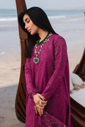 Qalamkar Inspired Lawn Chikankari Embrodiered Luxury 3 Pc Dress