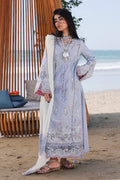 Qalamkar Inspired Lawn Chikankari Luxury Embroidered 3 Piece Dress