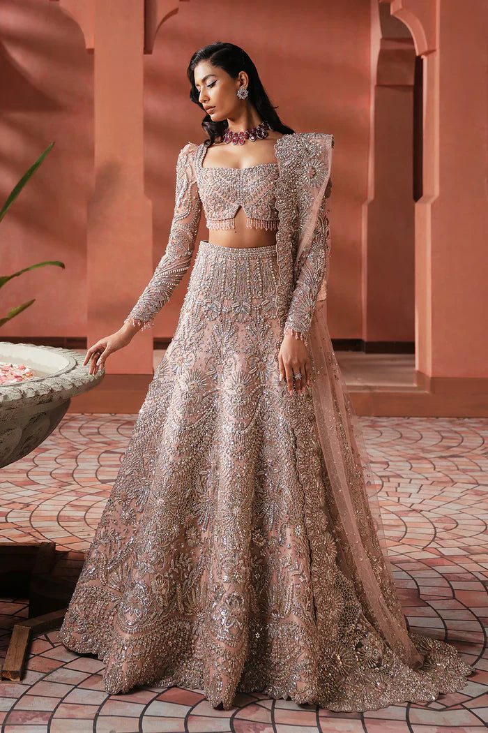 Soraya CATHERINE Inspired Valima Net Hand Embellished & Embroidered Maxi
