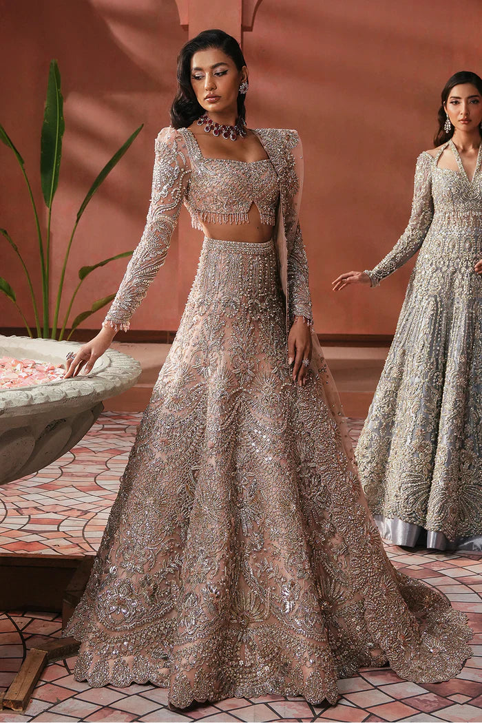 Soraya CATHERINE Inspired Valima Net Hand Embellished & Embroidered Maxi
