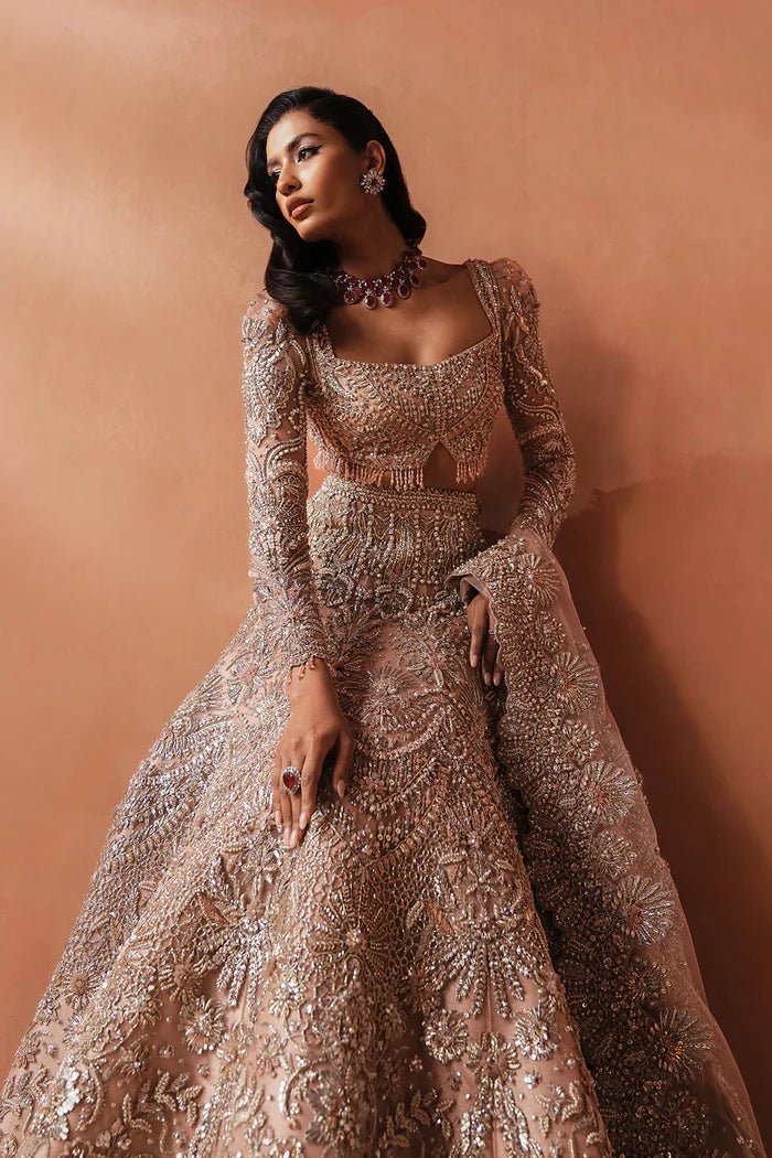 Soraya CATHERINE Inspired Valima Net Hand Embellished & Embroidered Maxi