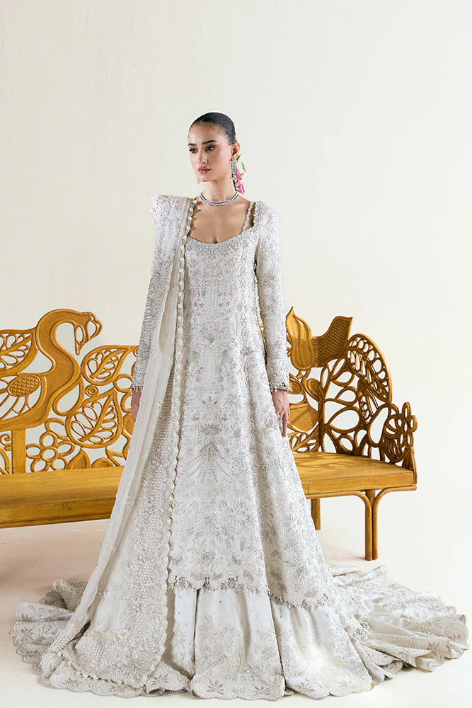 Suffuse SERIYA Inspired Organza Off White Hand Embellished & Embroidered Maxi ONLY 1 AVAILABLE