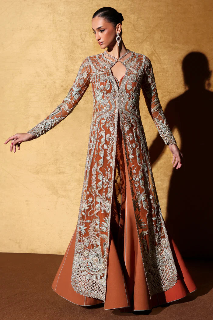 Soraya Organza Hand Embellished & Embroidered 3 Piece Dress