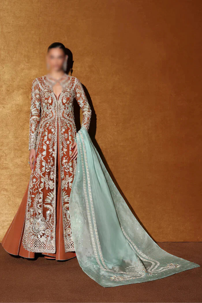 Soraya Organza Hand Embellished & Embroidered 3 Piece Dress